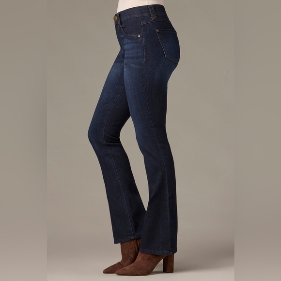 WIT & WISDOM Brittany Mid-Rise Itty Bitty Boot Jeans - Picture 2 of 11